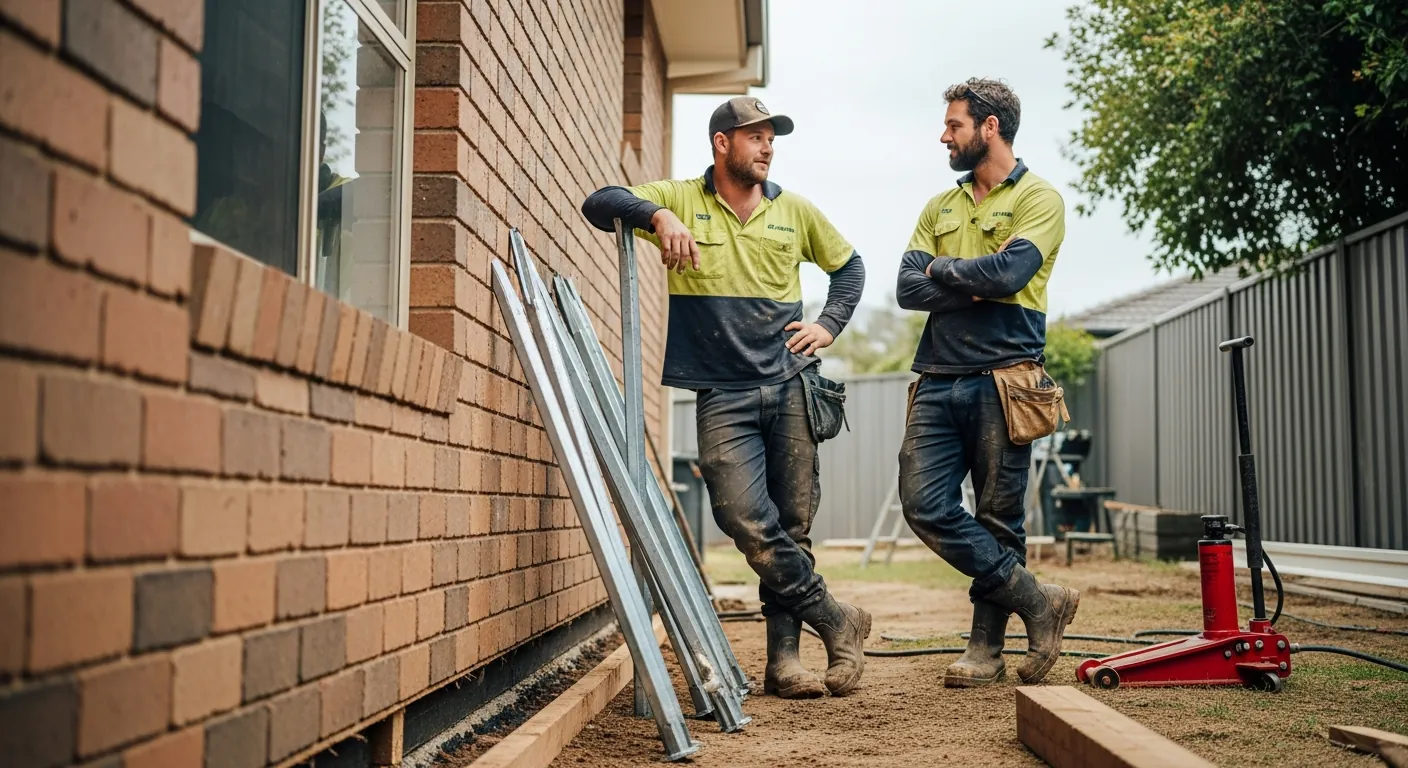 Werribee Restumping team at work in Werribee